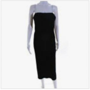 Bec and Bridge black dress side slit